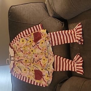 Girls 6x matching set